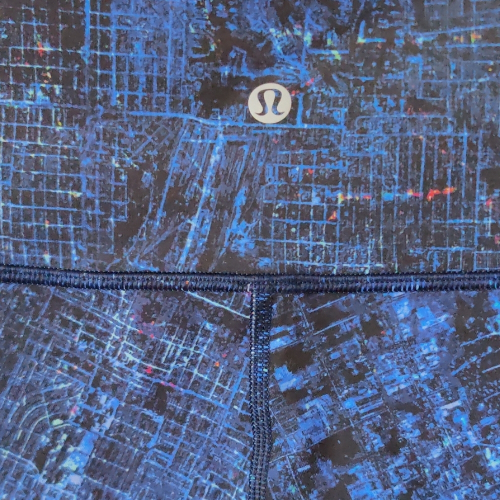 Lululemon Wonder Under City Lights Leggings